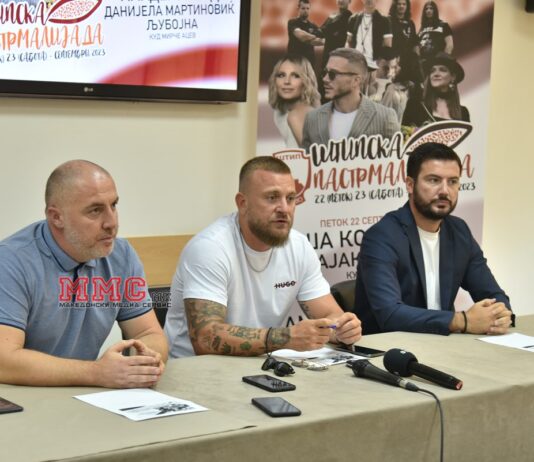 Жељко Јоксимовиќ на 19 септември во Штип – концерт по повод „Штипска Пастрмалијада 2026“